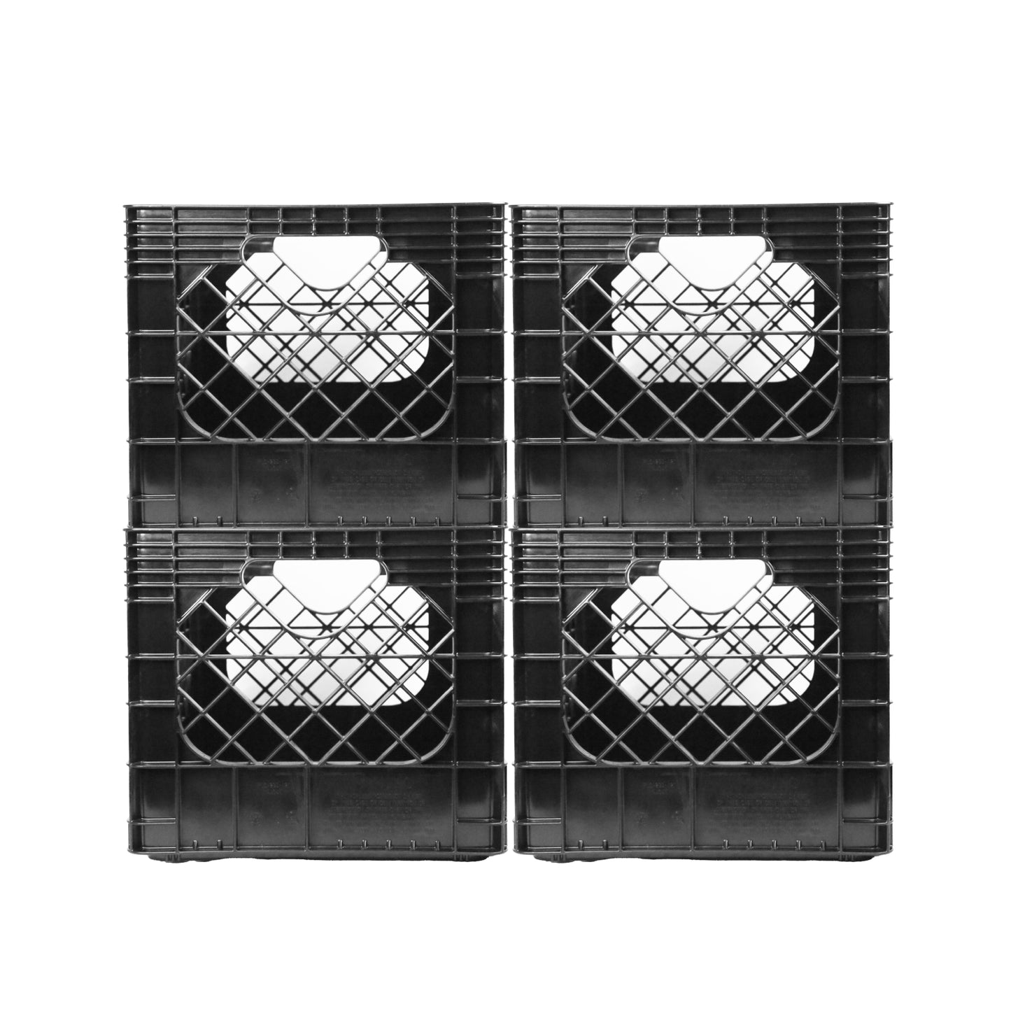 Heavy Duty Utility Tote Crate, 17" x 13" x 11"
