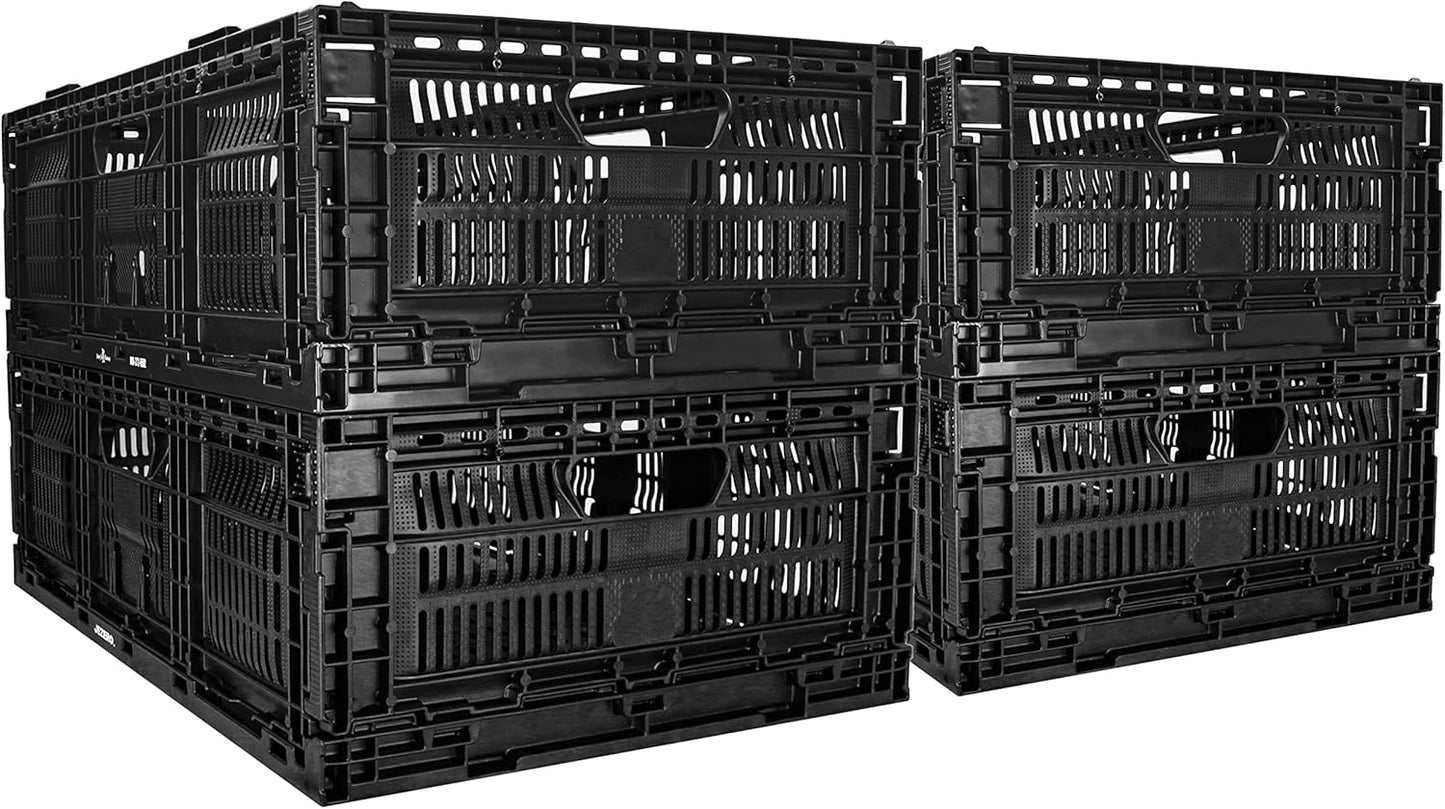 Collapsible Storage Crate, 24" x 16" x 8"