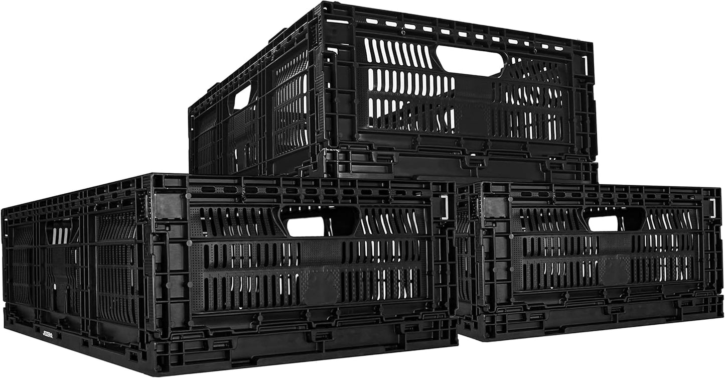 Collapsible Storage Crate, 24" x 16" x 8"