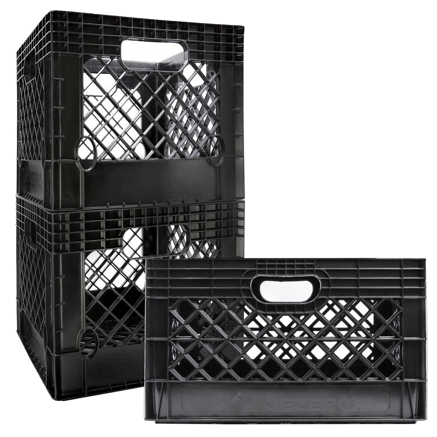 Heavy Duty Utility Tote Crate, 19" x 13" x 11"