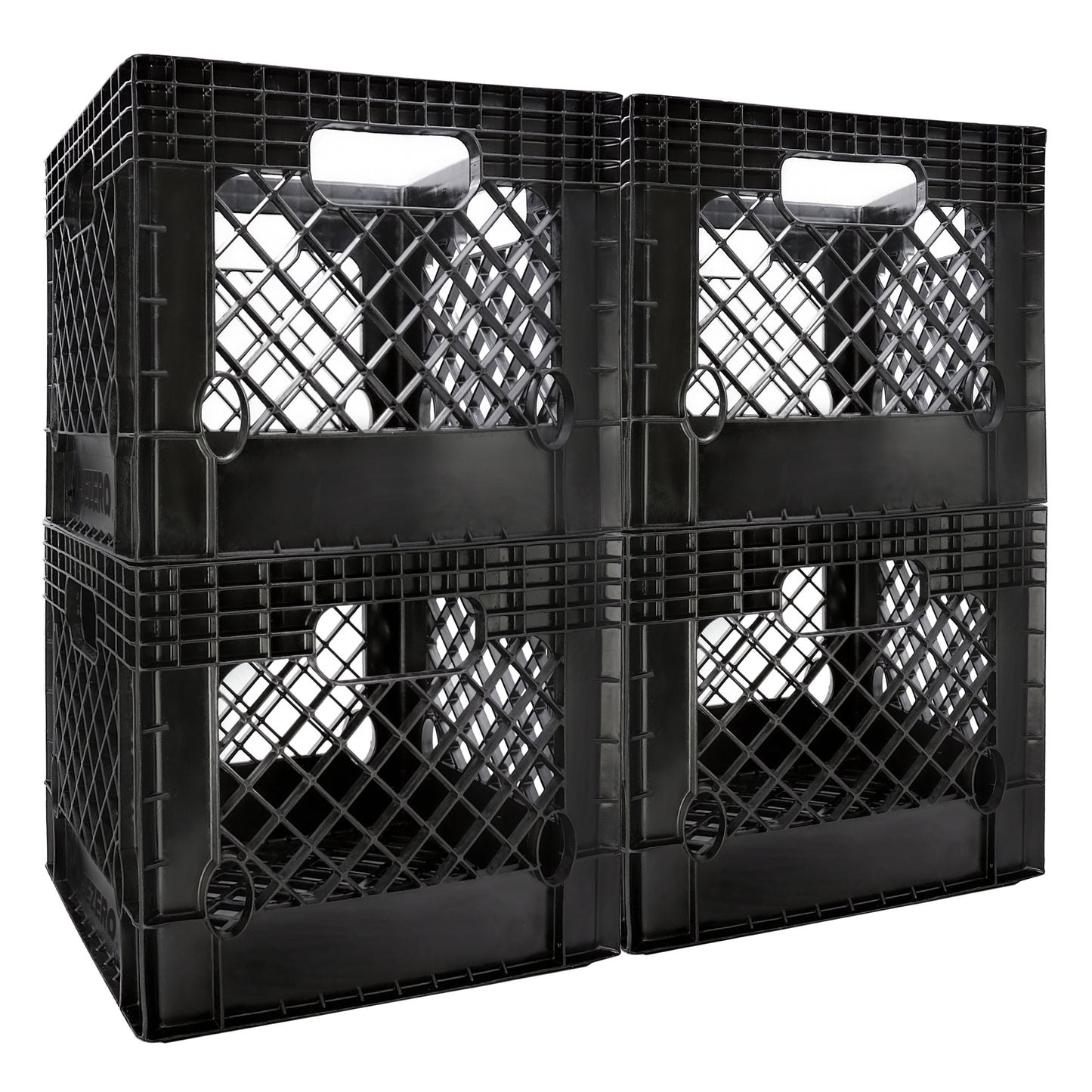 Heavy Duty Utility Tote Crate, 19" x 13" x 11"