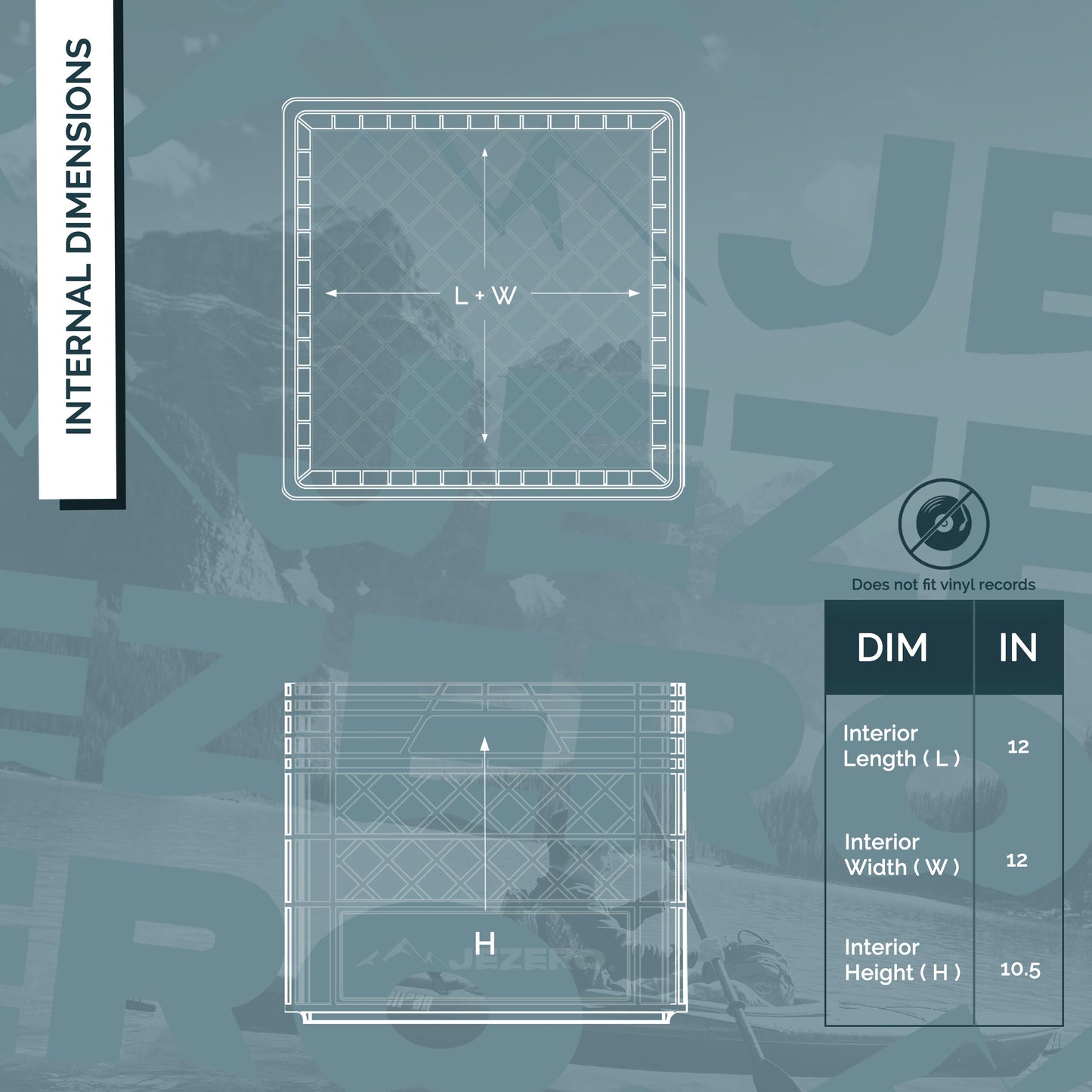 13x13 Milk Crate
