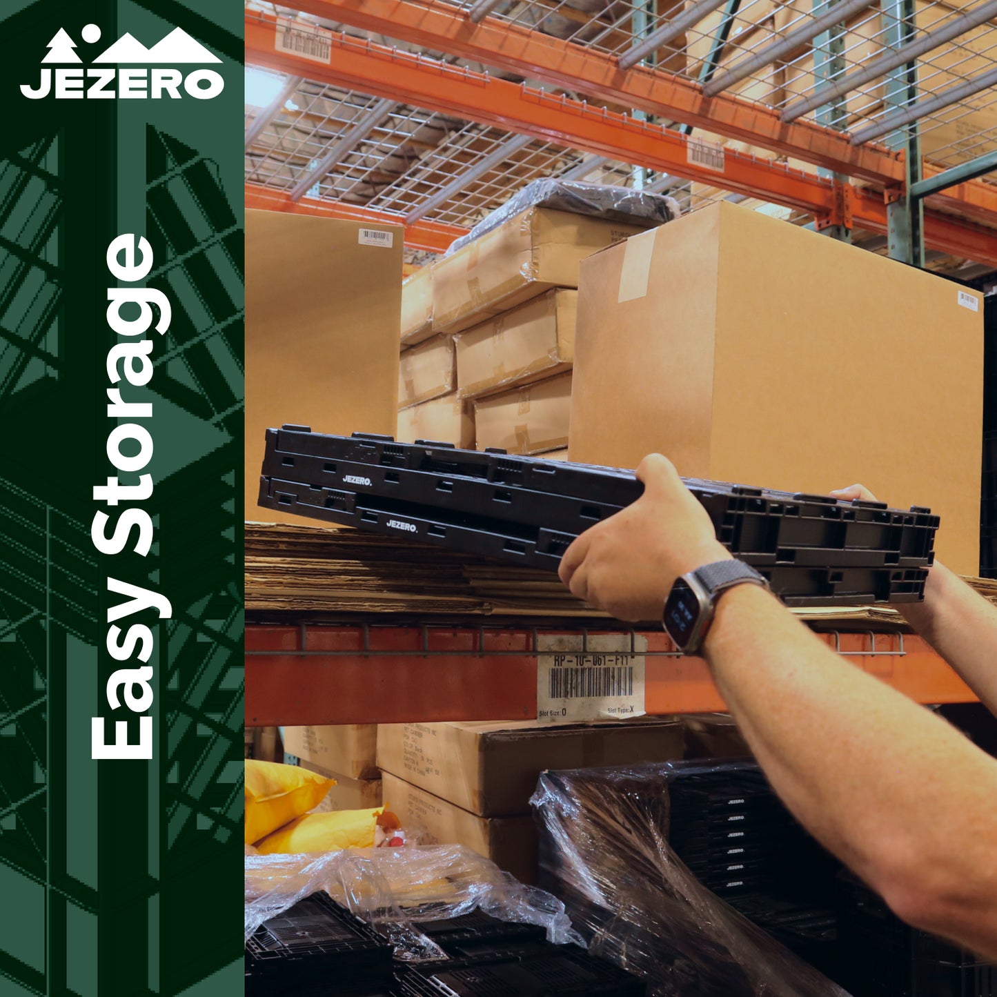 Collapsible Storage Crate, 24" x 16" x 11"