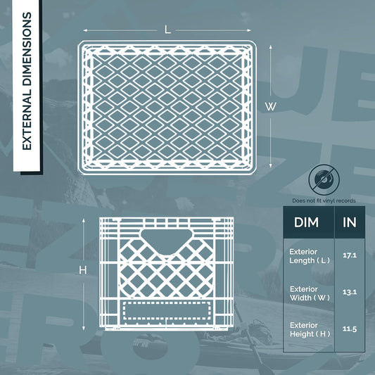13x11x17 Milk Crate