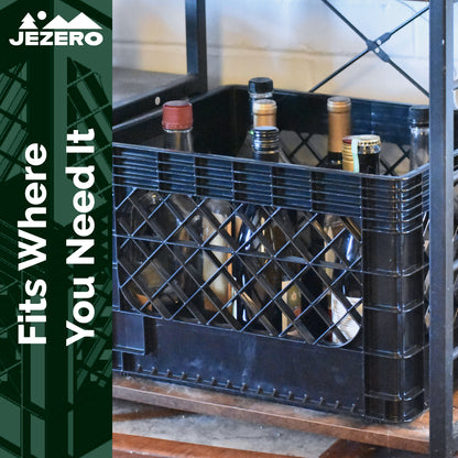 Heavy Duty Utility Tote Crate, 17" x 13" x 11"
